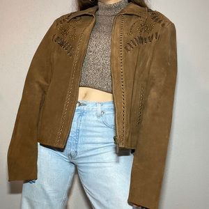 Cripple Creek suede leather jacket!